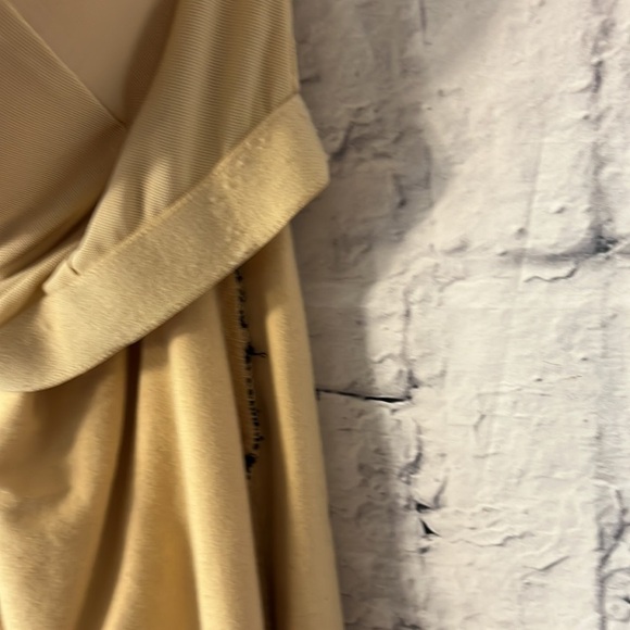 𝅺gold and Tan Strapless Dress . - Picture 6 of 9